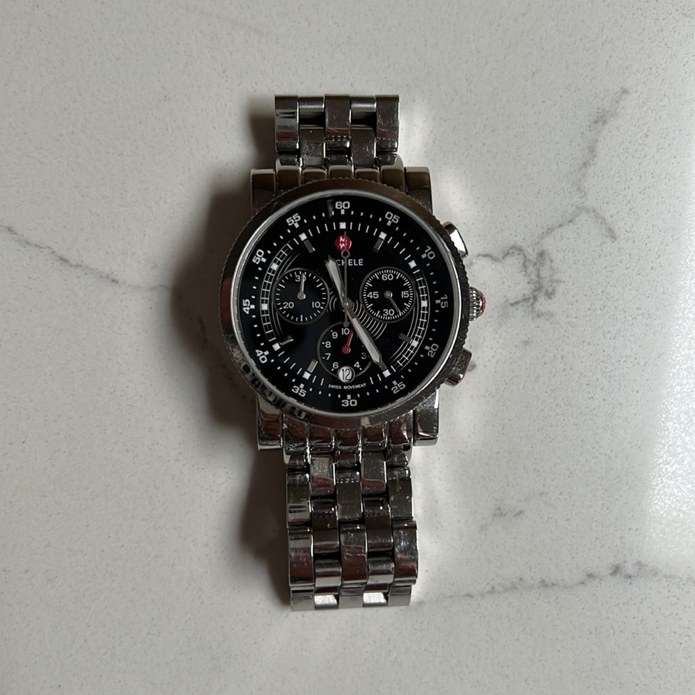 Michele watch silver Open to reasonable offers